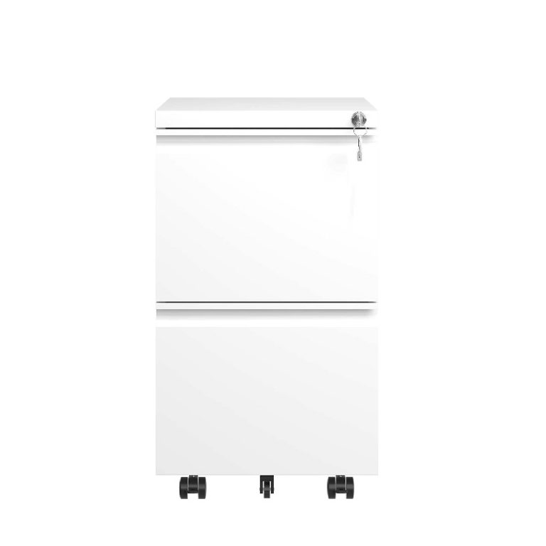 2 Drawer File Cabinet with Wheels