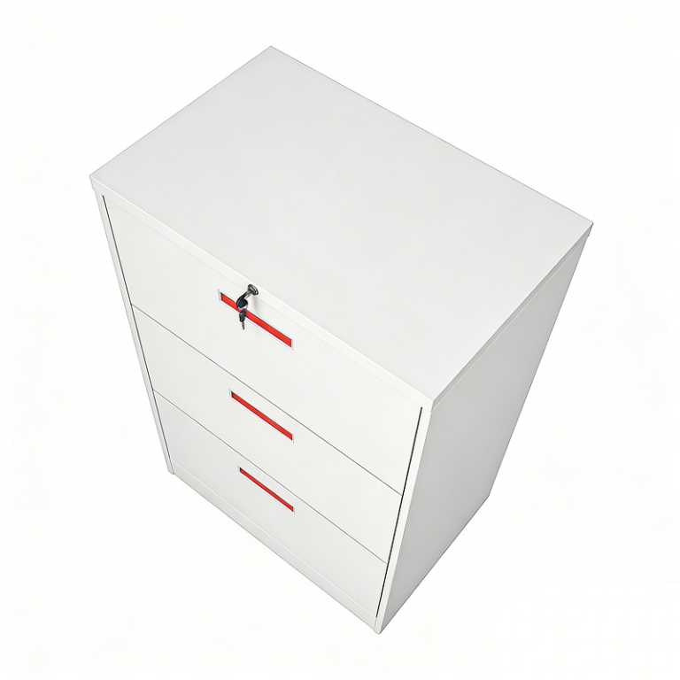 Steel Horizontal File Cabinet 3 Drawer