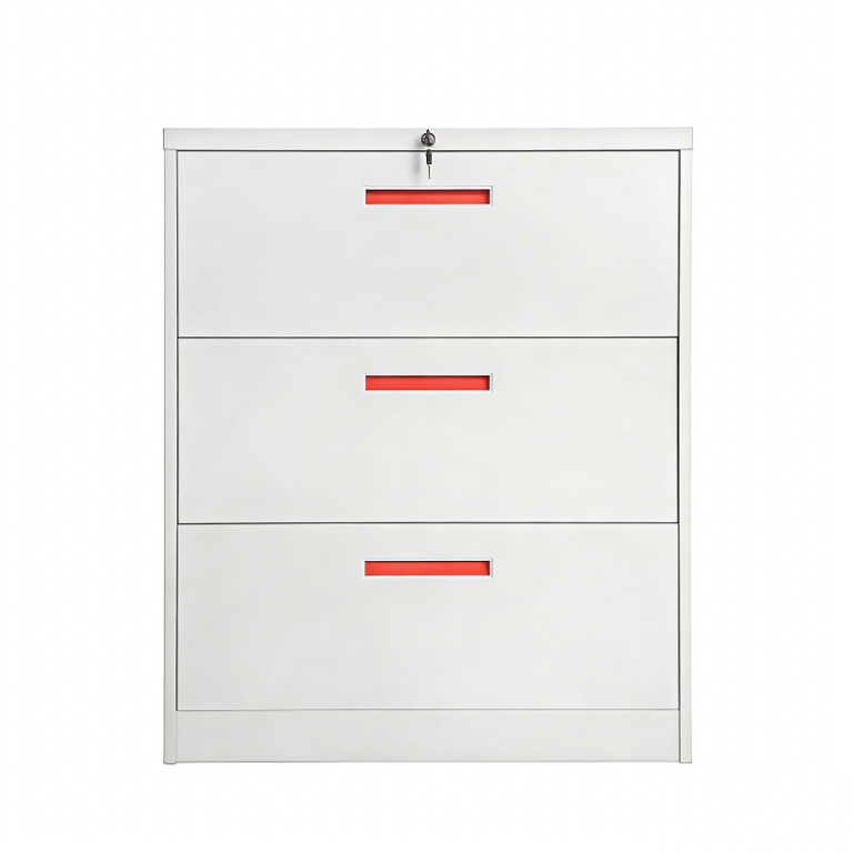 Steel Horizontal File Cabinet 3 Drawer