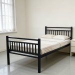 steel frame single bed