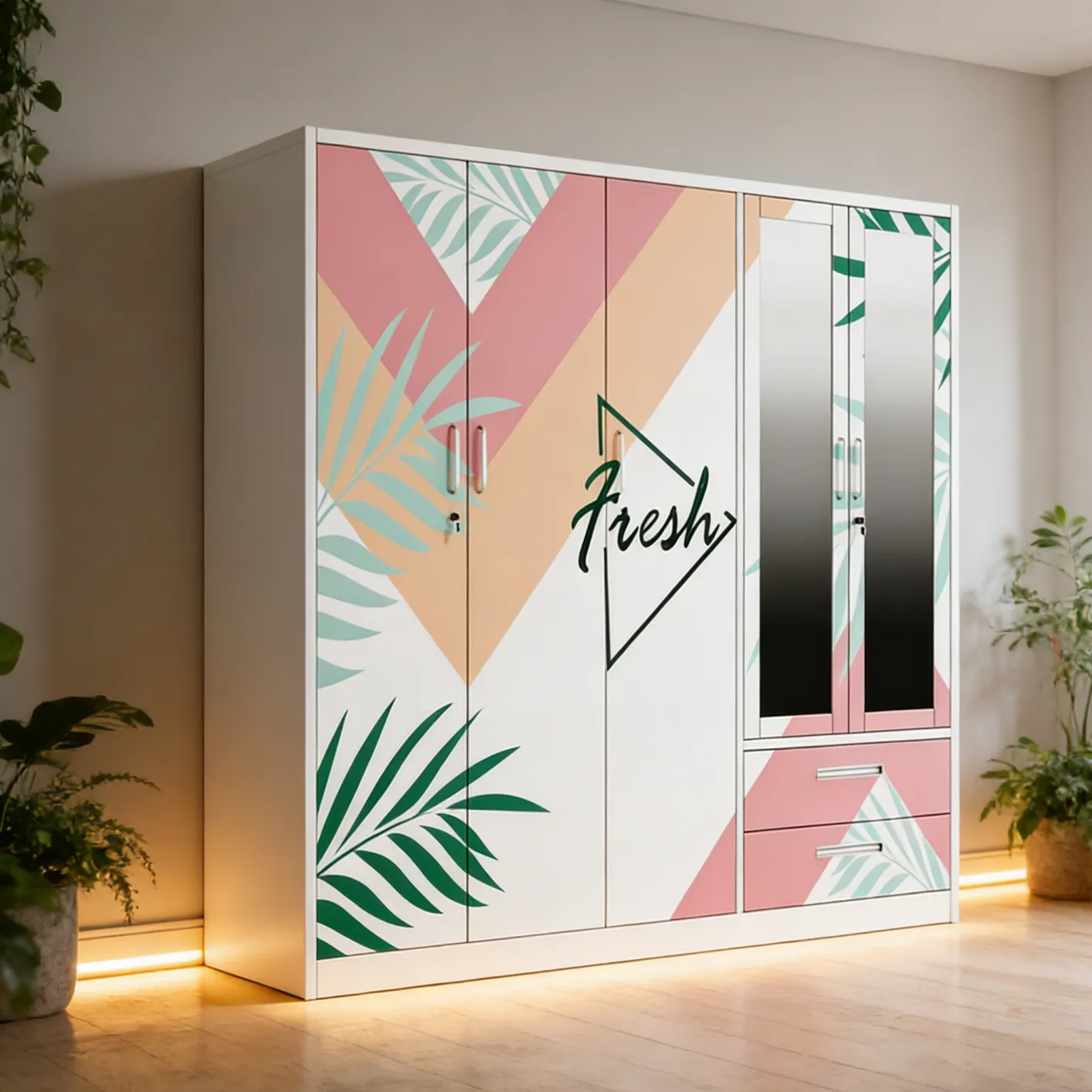 Metal Printed Wardrobe Series